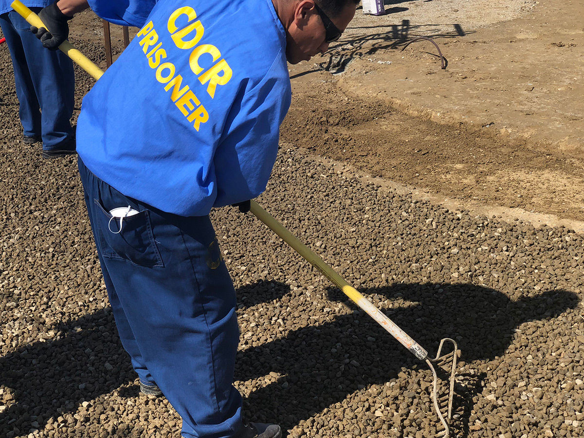 Avenal State Prison garden